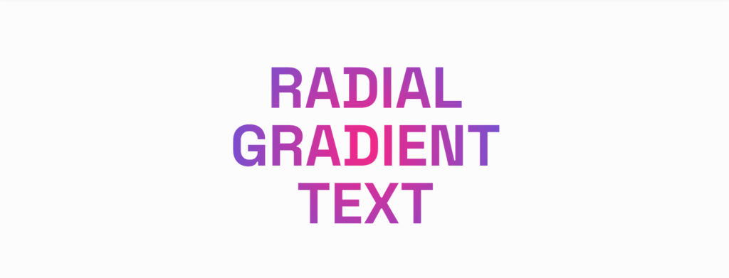 Wix CSS Code - Radial Gradient Text Effect