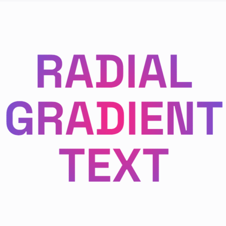 Wix CSS Code - Radial Gradient Text Effect