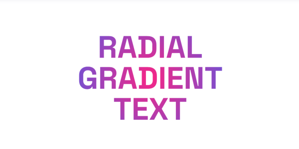 Wix CSS Code - Radial Gradient Text Effect